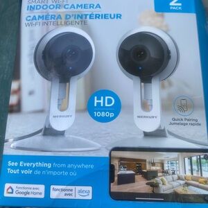 Smart Wi-Fi Indoor Camera - Gray